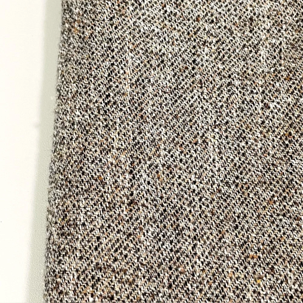 Aritzia Babaton Conan Pant Speckled Tweed Cotton Wool Silk Blend Crop Trouser 2